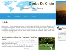 Tablet Screenshot of ovejasdecristo.org